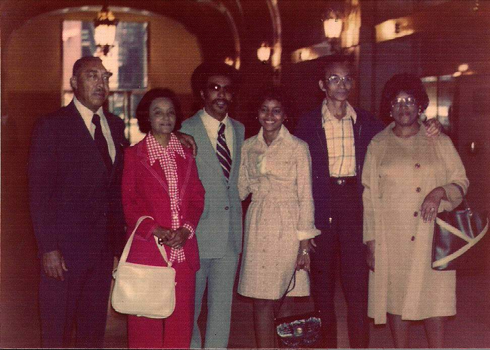 My parents on their wedding day at City Hall in 1974 with their parents.
