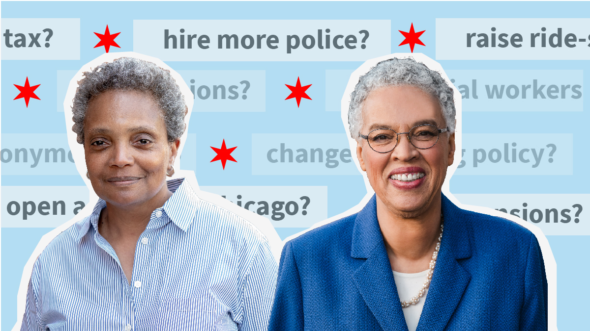 Chicago Mayoral Election 20 Questions With Lori Lightfoot And Toni