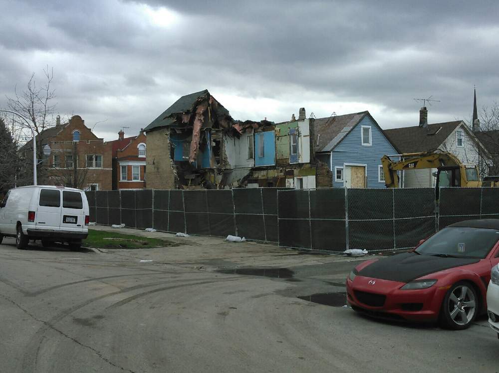 Questioner Robert Beedle wondered if there are any health impacts associated with the demolition of old homes. He became concerned after walking past a demolition in his McKinley Park neighborhood. (Courtesy Robert Beedle)