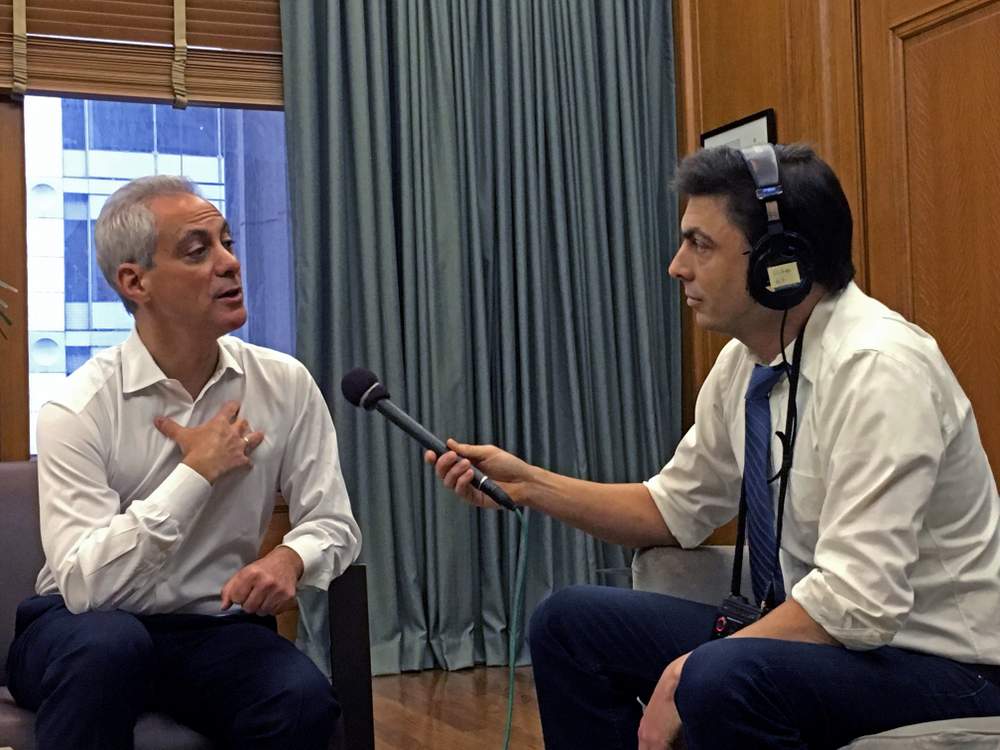 When he was 17, Mayor Rahm Emanuel counter-protested at a neo-Nazi rally in Marquette Park. (WBEZ/Jesse Dukes)