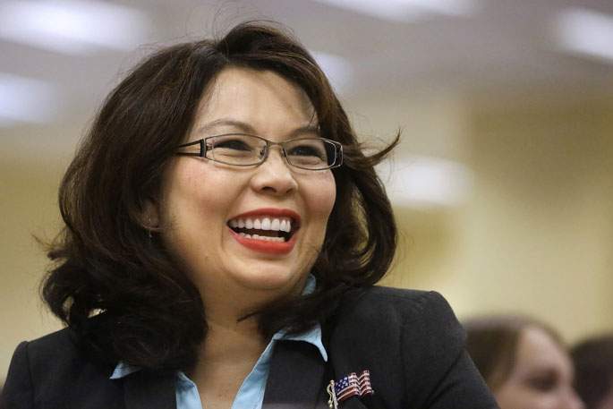 U.S. Sen. Tammy Duckworth, D-Ill., appears in Springfield in 2014. (Seth Perlman\/AP Photo)