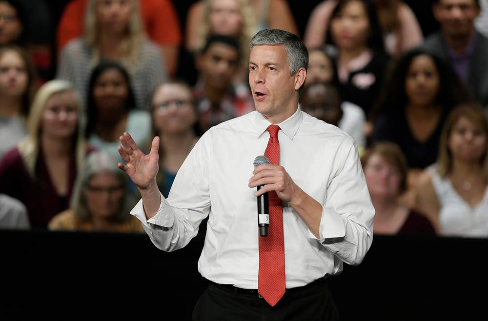 Arne Duncan was U.S. Secretary of Education from 2009 until 2015.(Charlie Neibergall\/AP Photo)